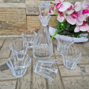 Clear Decanter Set