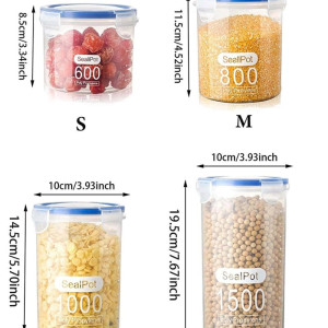 Airtight food / cereal containers set of 4